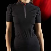 EQUESTRO RIDERTECHNOLOGY DAMEN KURZARM-TRAININGSPOLOSHIRT