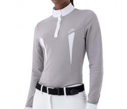 DAMEN TURNIER-POLOSHIRT LANGARM EQUILINE CARRIB - 9217